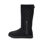 Ботинки UGG Classic Cardi Cabled Knit, черный - фото 4