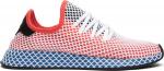 Adidas deerupt top red and blue