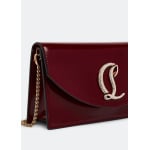 Клатч CHRISTIAN LOUBOUTIN Loubi54 clutch, бордовый - фото 3