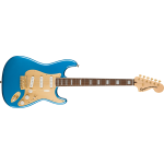 Squier 40th Anniversary Gold Edition Stratocaster Золотая анодированная накладка Лейк-Плэсид Синий 40th Anniversary Gold Edition Stratocaster Gold Anodized Pickguard  Lake Placid Blue - фото 2