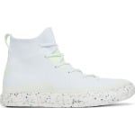 Кроссовки Converse Chuck Taylor All Star Crater Knit High White Barely Volt, белый - фото