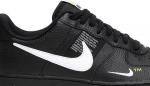 Nike air force best sale 1 overbranded black