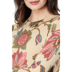 Свитер LAUREN Ralph Lauren Petite Floral Cotton-Blend Sweater, кремовый - фото 3