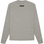 Лонгслив Fear of God Essentials Essentials Long-Sleeve Tee 'Dark Oatmeal', серый - фото 2