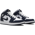 Кроссовки Air Jordan 1 Mid GS Obsidian, синий - фото 8