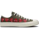 Кроссовки Converse Comme des Garçons Play x Chuck 70 Low Top Multi Heart, зеленый - фото