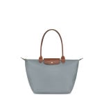 Большая нейлоновая сумка через плечо Le Pliage Original Longchamp, цвет Gray - фото