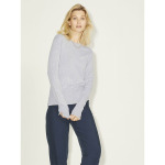 Свитер Jack & Jones Lara Soft Crew Neck JJXX, серый - фото