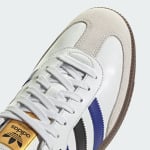 Кроссовки Samba OG Adidas, цвет Crystal White/Active Blue/Matte Gold - фото 8