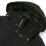 Стеганая куртка Icepeak "H QUILT JACKET BIXBY", с капюшоном, с контрастной фирменной нашивкой на плече, черный - фото 4