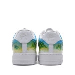 Кроссовки Nike Air Force 1 Skateboarding Shoes Men Low-top Cyan, голубой - фото 5