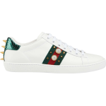 Кроссовки Gucci Wmns Ace Studded White, белый - фото