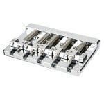 Fender High Mass Narrow 5-String Bass Bridge, латунные седла, #099-4410-000 - фото