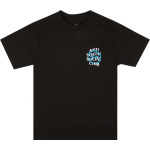 Футболка Anti Social Social Club x Fragment Design Blue Bolt Tee 'Black', черный - фото