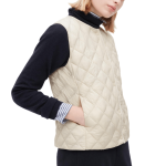 Жилет утепленный Uniqlo Warm padded quilted, белый - фото 2