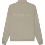 Толстовка Fear of God Essentials Mockneck Half Zip 'Moss', зеленый - фото 2