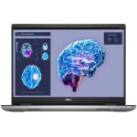 Ноутбук Dell Precision 7680 16" 4K OLED, 64Гб/5Тб, i9-13950HX, Nvidia Quadro RTX A5000, серый, английская клавиатура - фото