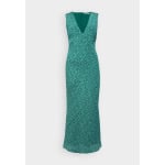 Платье макси V-NECK CRINKLE COLUMN MAXI Abercrombie & Fitch, зеленый - фото 6