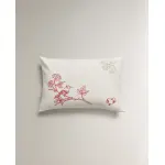 Чехол на подушку с вышитым цветком Zara Home, цвет Oyster White - фото 6