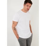 Футболка базовая SLIM FIT Buratti, цвет white - фото 5