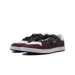 Кроссовки Nike SB Alleyoop Skateboarding Shoes Men Low-top Black/Red/White, темно-красный - фото 2