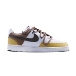 Кроссовки Nike Court Vision 1 Skateboarding Shoes Men Low-top White/Yellow/Brown, желтый - фото 3