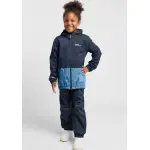 Дождевик Jack Wolfskin "RAINY DAYS 2L JKT K", с капюшоном, синий - фото