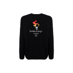 Толстовка Balenciaga Paris Crewneck, черный - фото 2