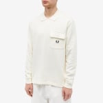 Свитшот с карманами Fred Perry Loopback, экрю - фото 3