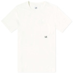 Футболка C.P. Company Pocket Logo T-Shirt, цвет Gauze White - фото