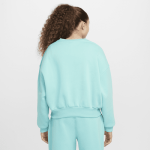 Толстовка Nike Sportswear Club Fleece Girls' Boxy Crew-Neck Sweatshirt, цвет Green Frost/Vintage Green - фото 2