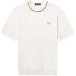 Футболка Fred Perry Crew Neck Pique, цвет Snow White - фото