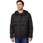 Куртка Cole Haan Hooded Nylon Jacket, черный - фото