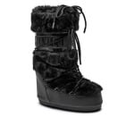 Зимние сапоги Moon Boot ICON FAUX FUR, черный - фото