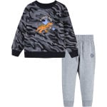 Детский набор Converse Camo Crew Joggers Set, цвет Dark Grey - фото