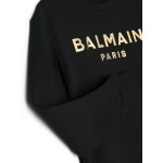 Balmain Kids толстовка с логотипом, черный - фото 3