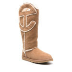 UGG сапоги Logo Tall из коллаборации с Telfar, нейтральный цвет - фото 2