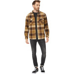 Лонгслив VISSLA Eco-Zy Long Sleeve Polar Flannel, цвет Java - фото 4