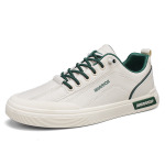 Кроссовки WARRIOR Skateboarding Shoes Men Low-top Green, белый/темно-зеленый - фото 3