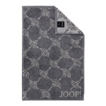 Гостевое полотенце Joop! Classic Cornflower, 50x10x30 см, антрацитовый - фото