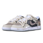 Кроссовки Nike Dunk Skateboarding Shoes Men Low-top Beige, коричневый - фото 3