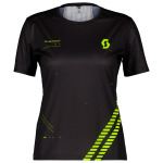 Футболка для бега Scott RC Run S/S, цвет Black/Yellow - фото