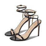 Туфли Stuart Weitzman Barelynude 100 Wrap Sandal, черный - фото