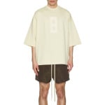 Футболка 8 Milano с вышивкой Fear Of God, цвет Lemon Cream - фото 4