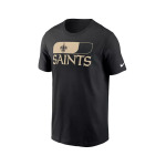 Мужская черная футболка New Orleans Saints Air Essential Nike, черный - фото 3