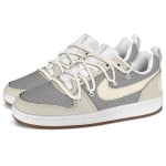 Кроссовки Nike Court Borough Skateboarding Shoes Men Low-top Gray, цвет Off White - фото 3