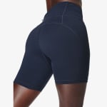 Велосипедки Power 6" из эластичного джерси Sweaty Betty, темно-синий - фото 4