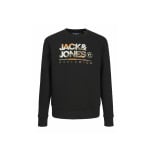 Толстовка MIT RUNDHALS LOGO  Jack & Jones Junior, черный - фото 2