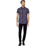 Рубашка Scotch & Soda Printed Lightweight Short Sleeve Shirt, цвет Combo C - фото 3