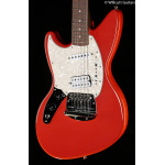 Электрогитара Fender Kurt Cobain Jag-Stang Rosewood Fingerboard Fiesta Red Left-Hand - фото